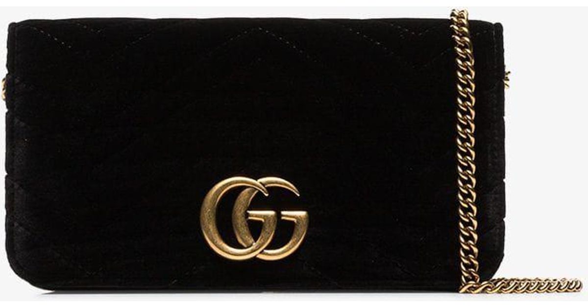 gucci velvet clutch