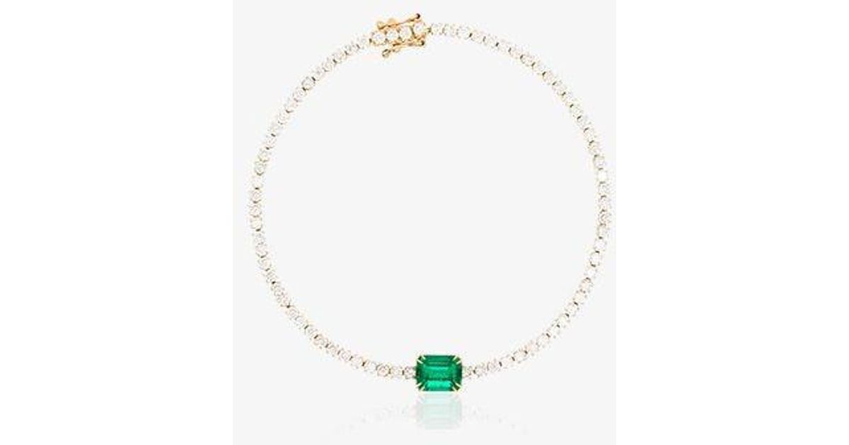 emerald tennis chain