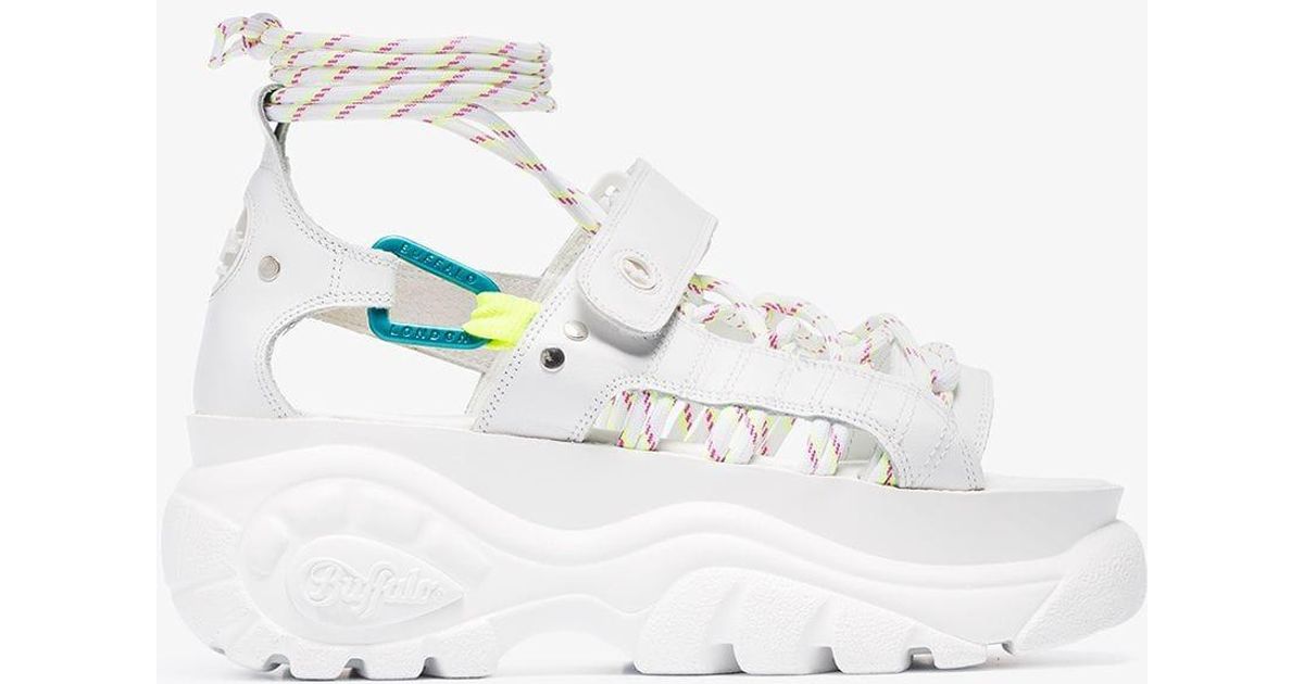 white sneaker sandals