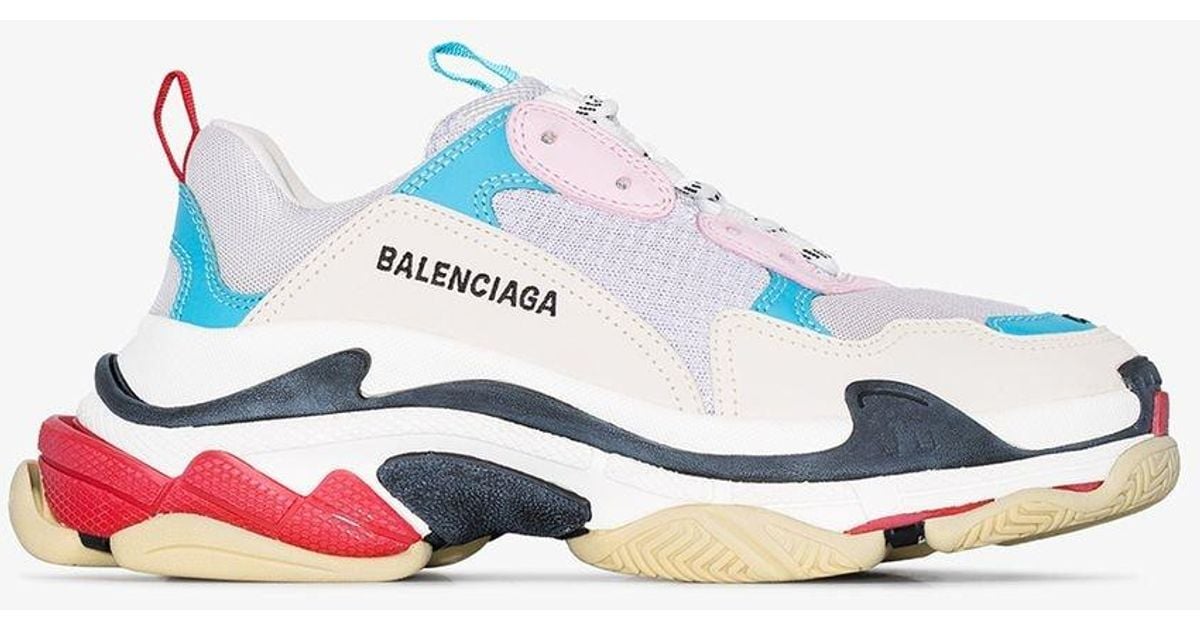 balenciaga white chunky trainers