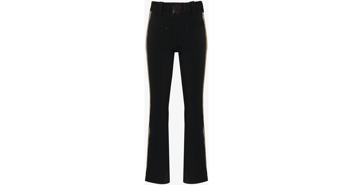 Goldbergh Pam Glitter Logo Ski Trousers in Black | Lyst
