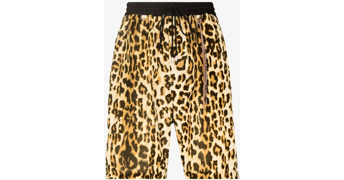 Mastermind Japan Leopard Print Bermuda 