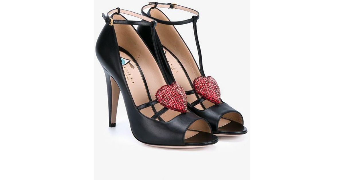 gucci crystal shoes strap