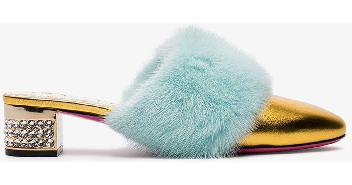 gucci candy mules