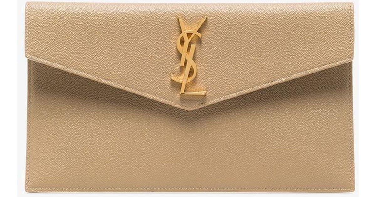 STAPLE PIECE IN LUXURY COLLECTION 👝 SAINT LAURENT (YSL) UPTOWN POUCH  REVIEW 