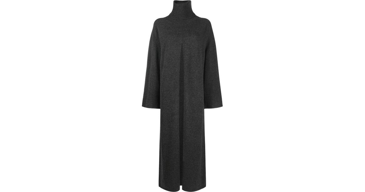 JOSEPH Grey Viviane Wool Dress Women's Merino in Black Lyst