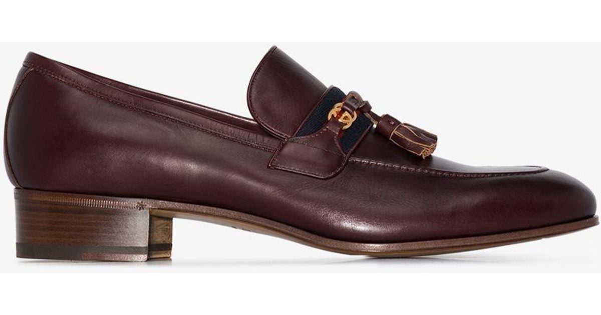gucci tassel loafers mens