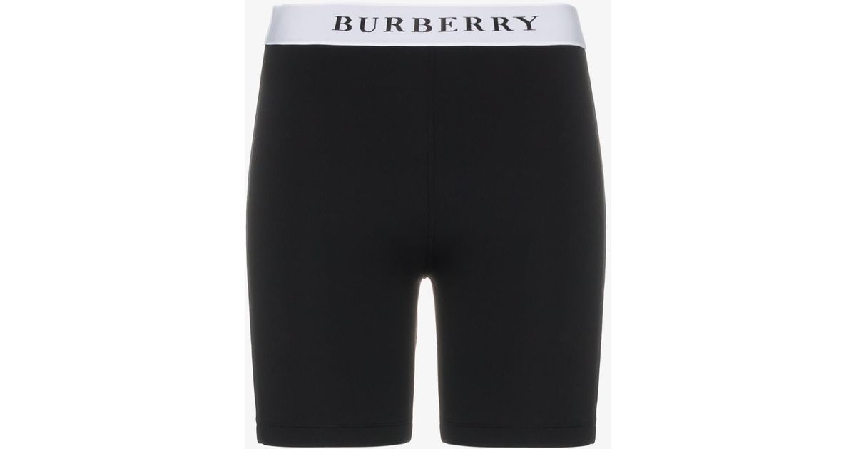 Burberry Synthetic Logo Stretch Jersey 