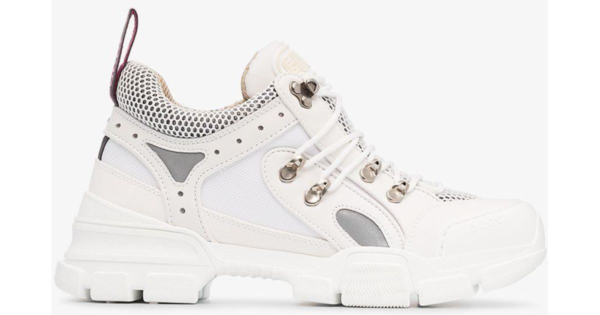 gucci flashtrek white