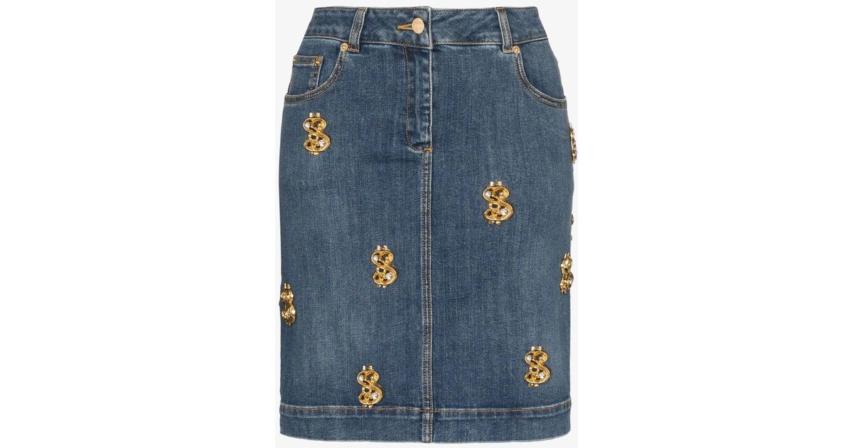 moschino jeans skirt