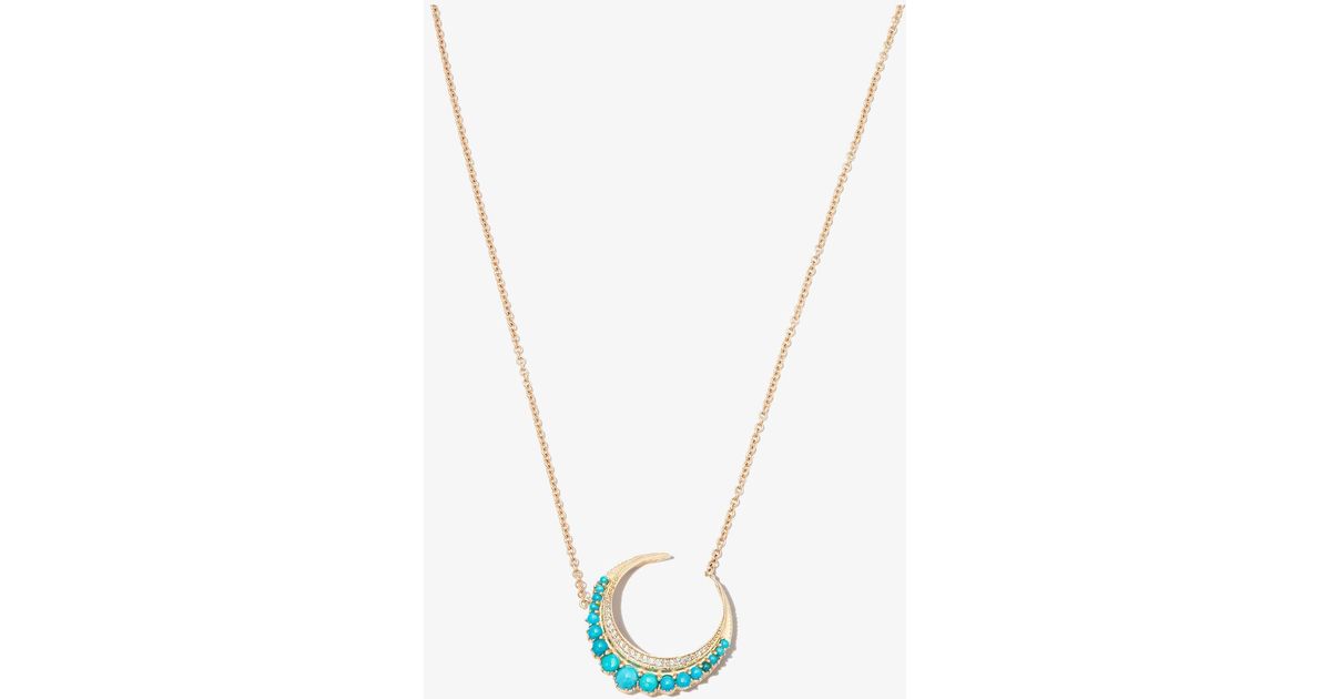 Jacquie Aiche 18k Yellow Gold Crescent 