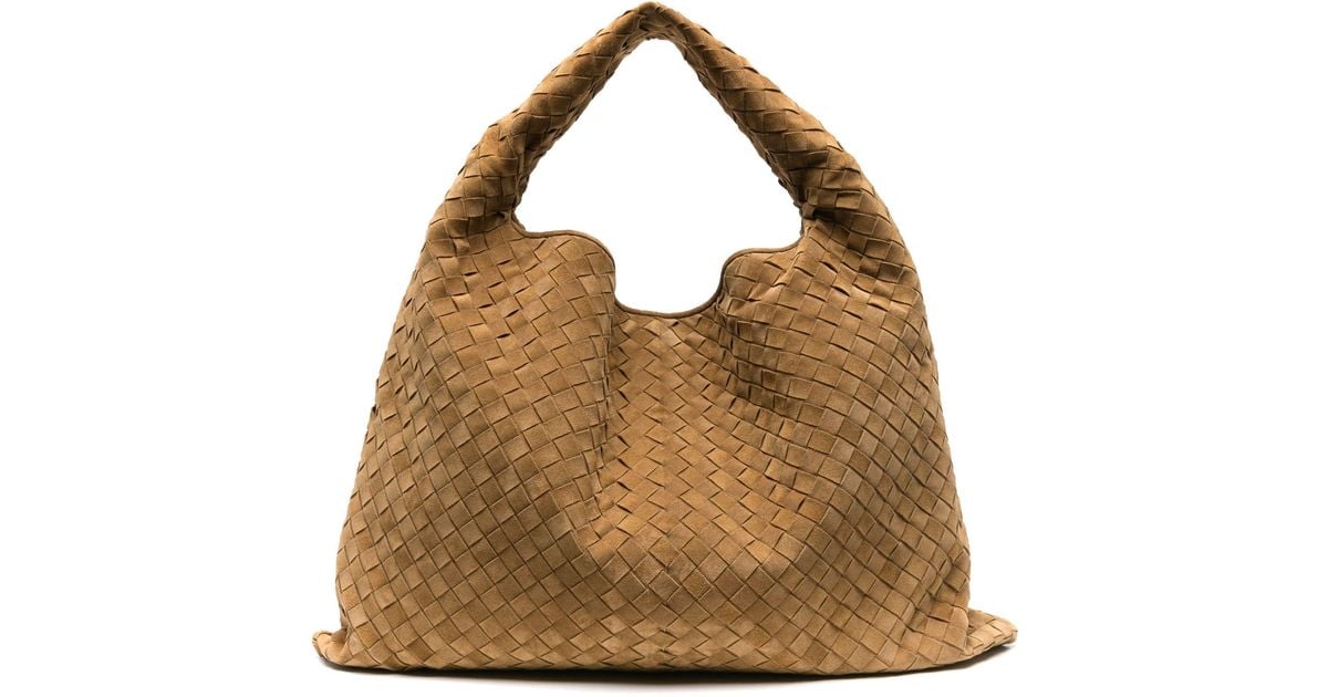 Bottega Veneta Large Hop Suede Shoulder Bag - Women's - Calf