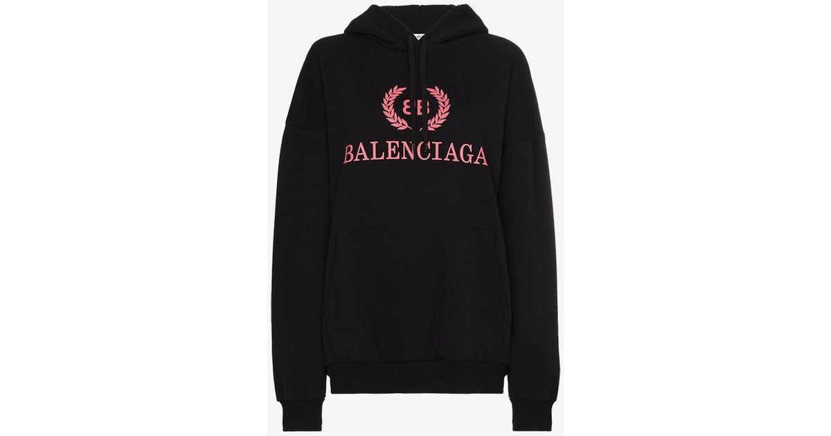 black and red balenciaga hoodie