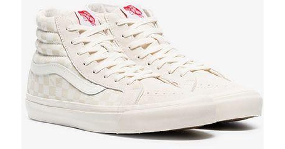 nude high top vans