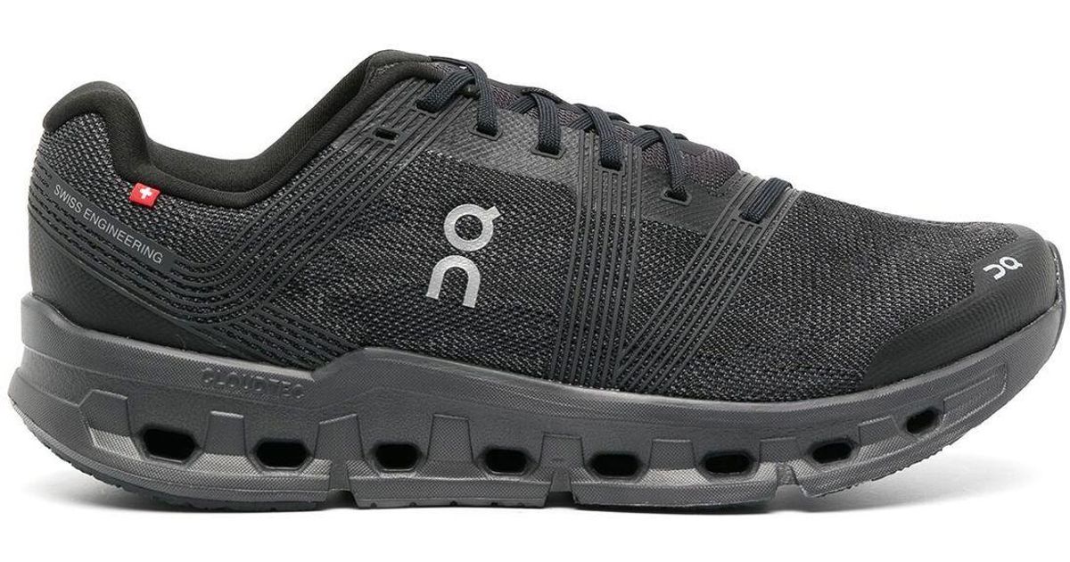 On Running Lace Black Cloudgo Lowtop Sneakers for Men Lyst
