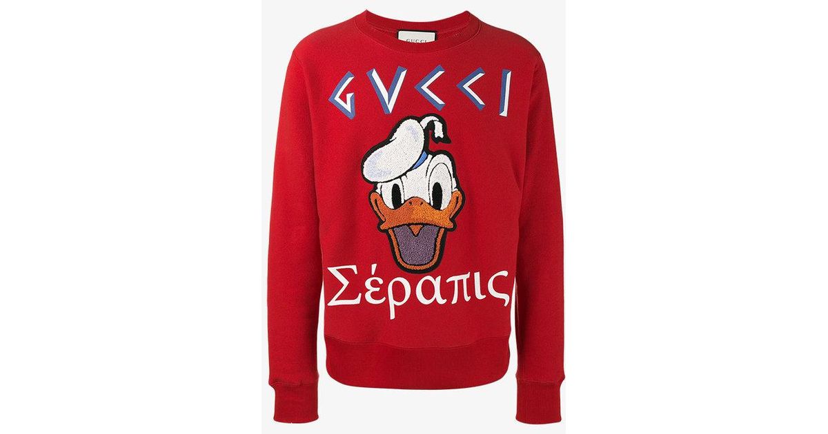 gucci hoodie donald duck