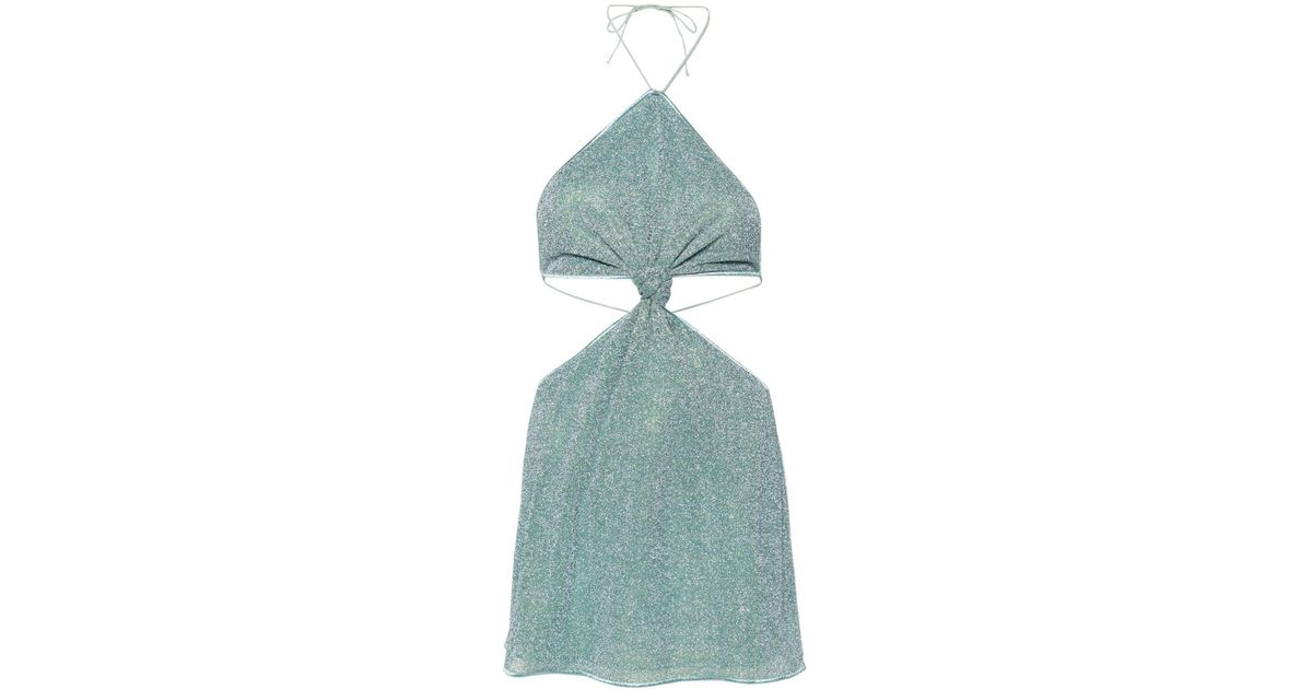 Oséree Short Lumière Dress in Blue | Lyst