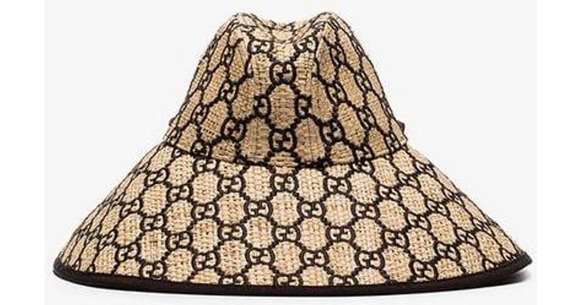 gucci wide brim