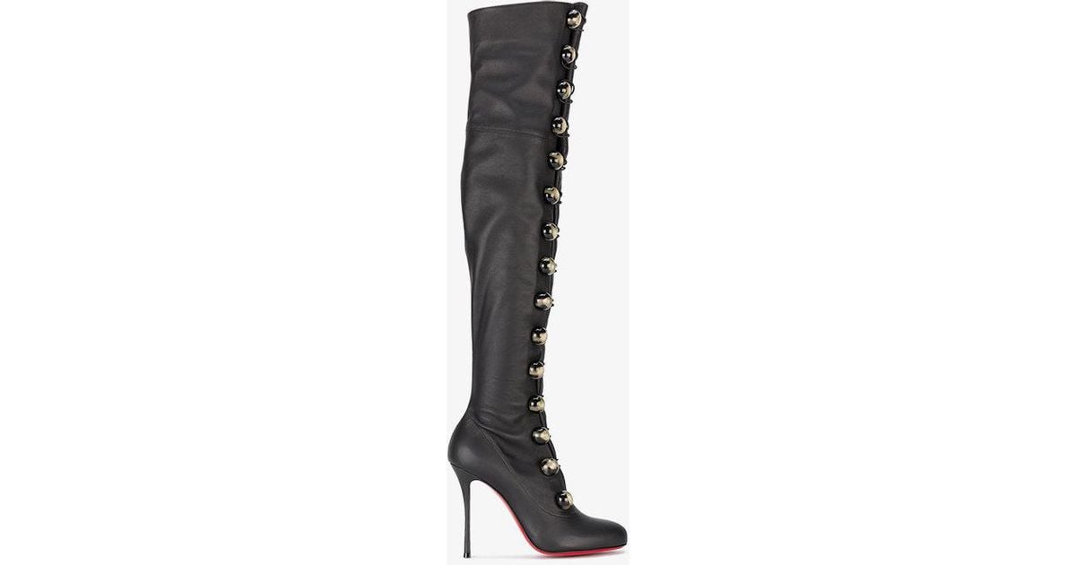 thigh high boots christian louboutin