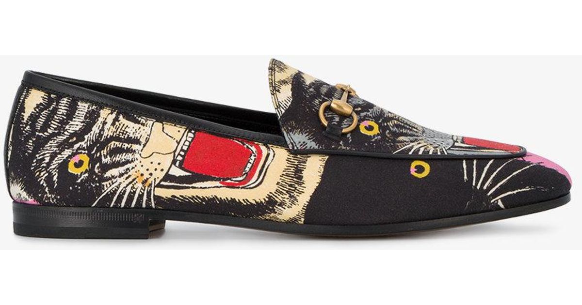 gucci cat loafers