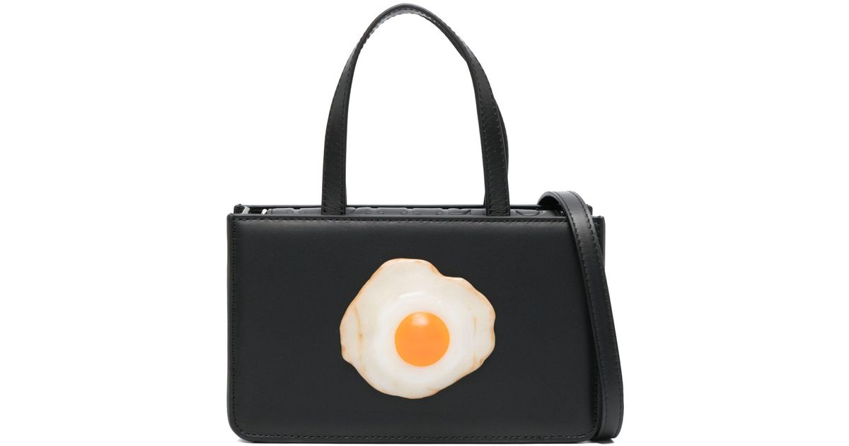 Puppets and Puppets egg Small Leather Tophandle Bag Women's Calf