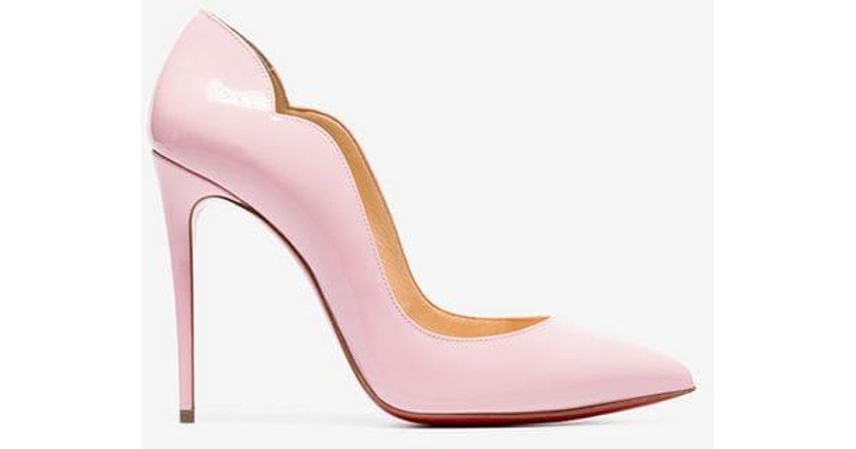 Christian Louboutin Hot Chick 100 Patent Pink Pumps | Lyst Australia