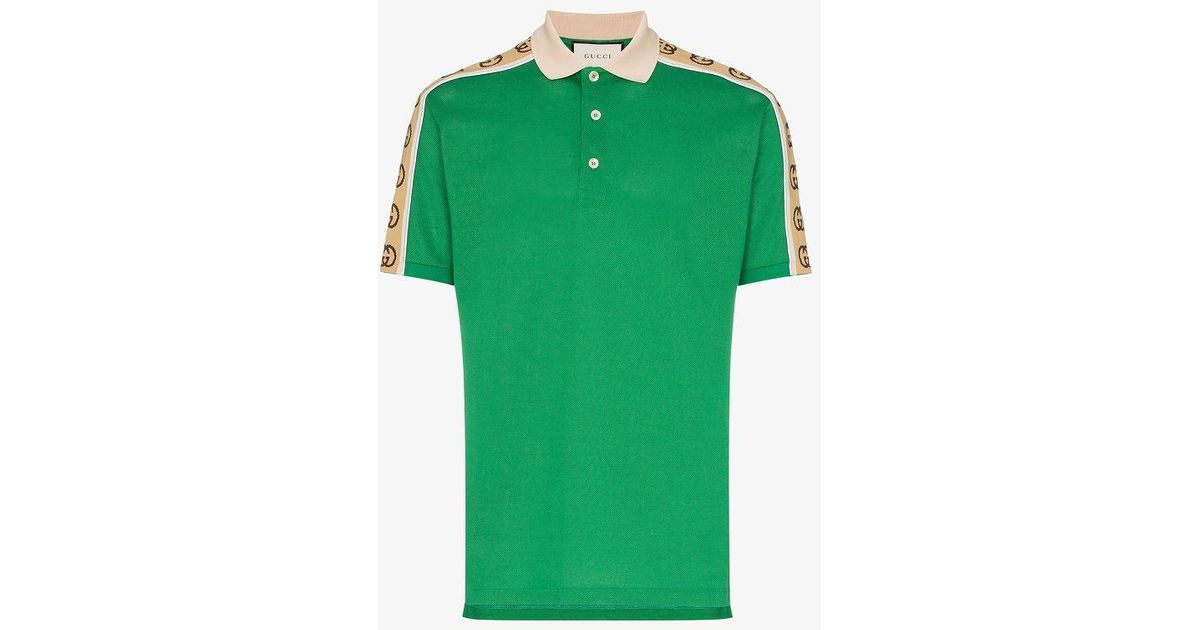 green gucci polo shirt
