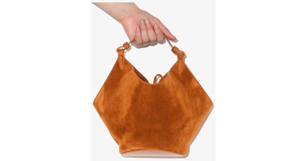 khaite lotus tote