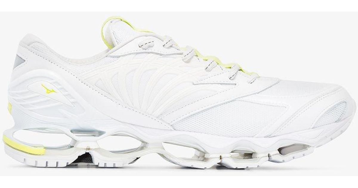 Mizuno X Futur Wave Prophecy Leather Sneakers in White for Men | Lyst