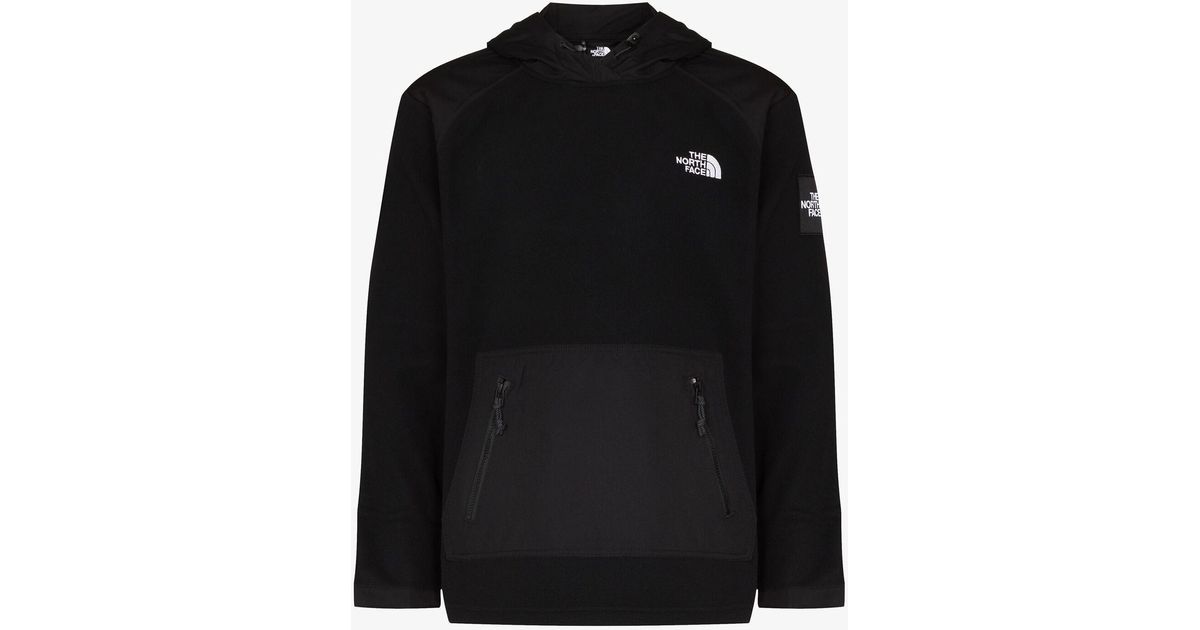 The North Face Black Phlego Recycled Polar Fleece Hoodie for Men | Lyst
