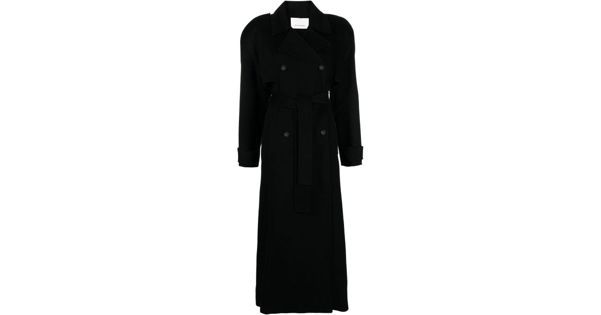 The Frankie Shop Brown Nikola Trench Coat