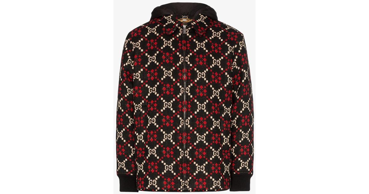 macro gg diamond wool jacket