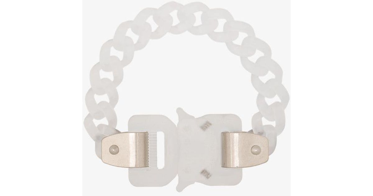 1017 ALYX 9SM Clear Pvc Chain Bracelet in White for Men Save 26 Lyst