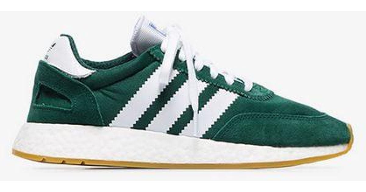 Facilitar Deformación Competitivo adidas Green And White I-5923 Mesh And Suede Leather Sneakers | Lyst