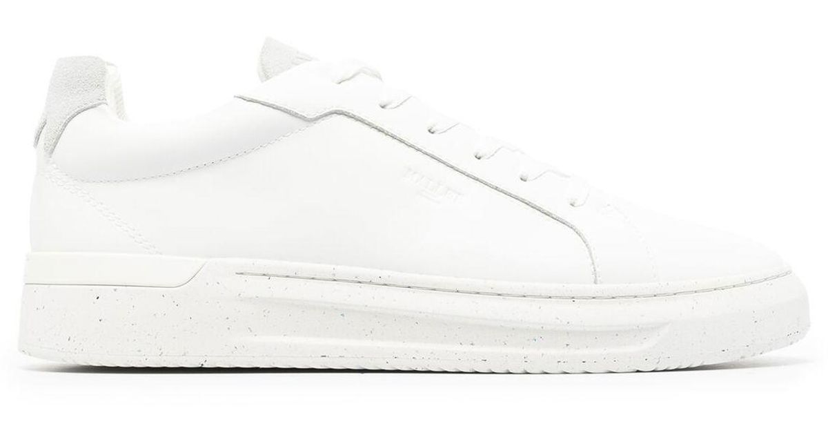 Mallet White Grftr Lowtop Leather Sneakers for Men Lyst UK
