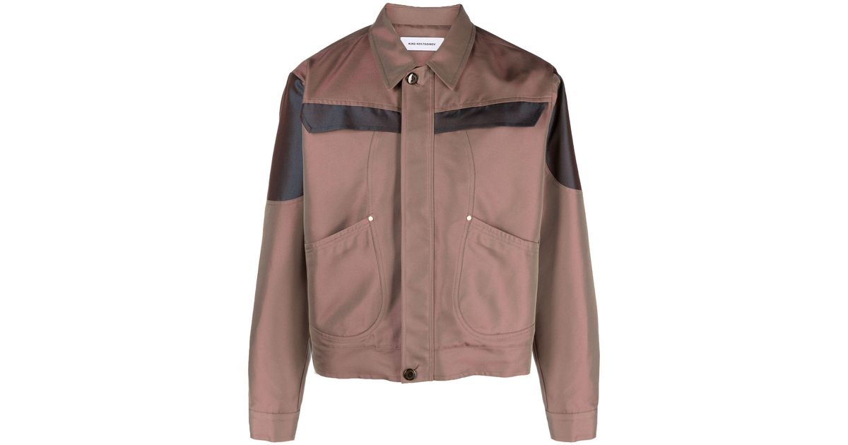 Kiko Kostadinov Mcnamara Uniform Jacket in Brown for Men | Lyst