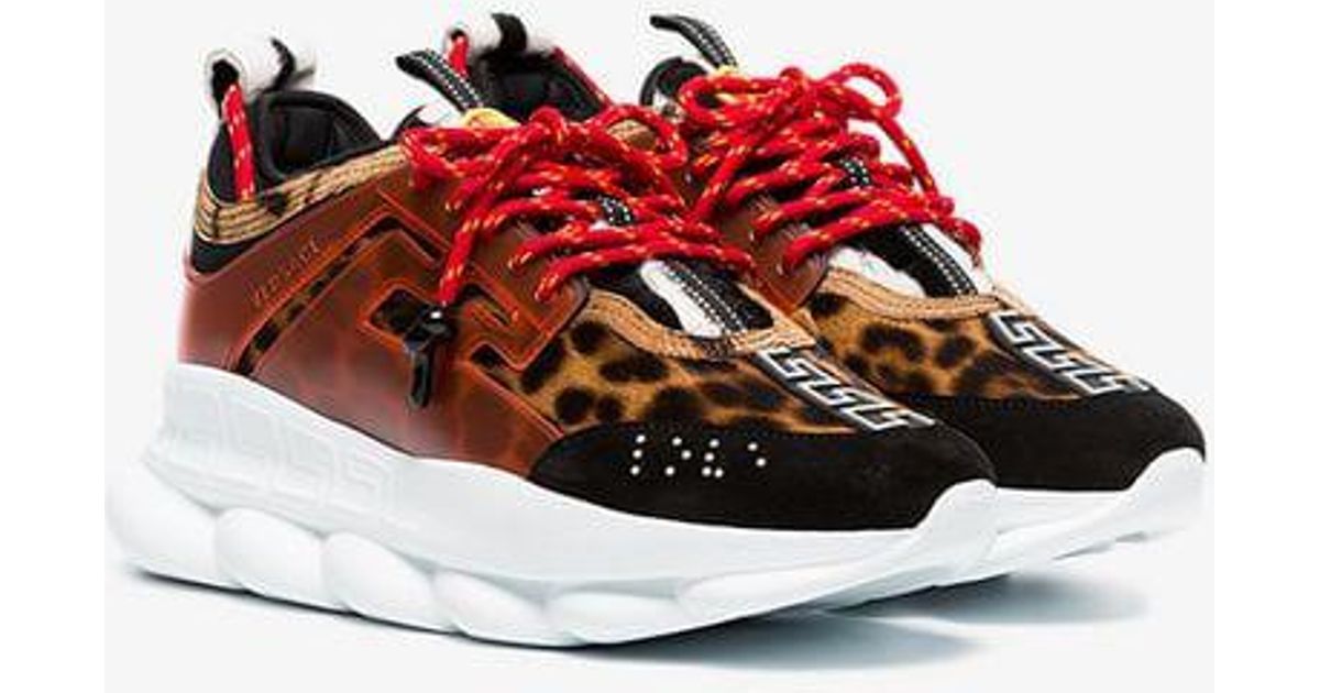 Cheetah print versace shoes sale