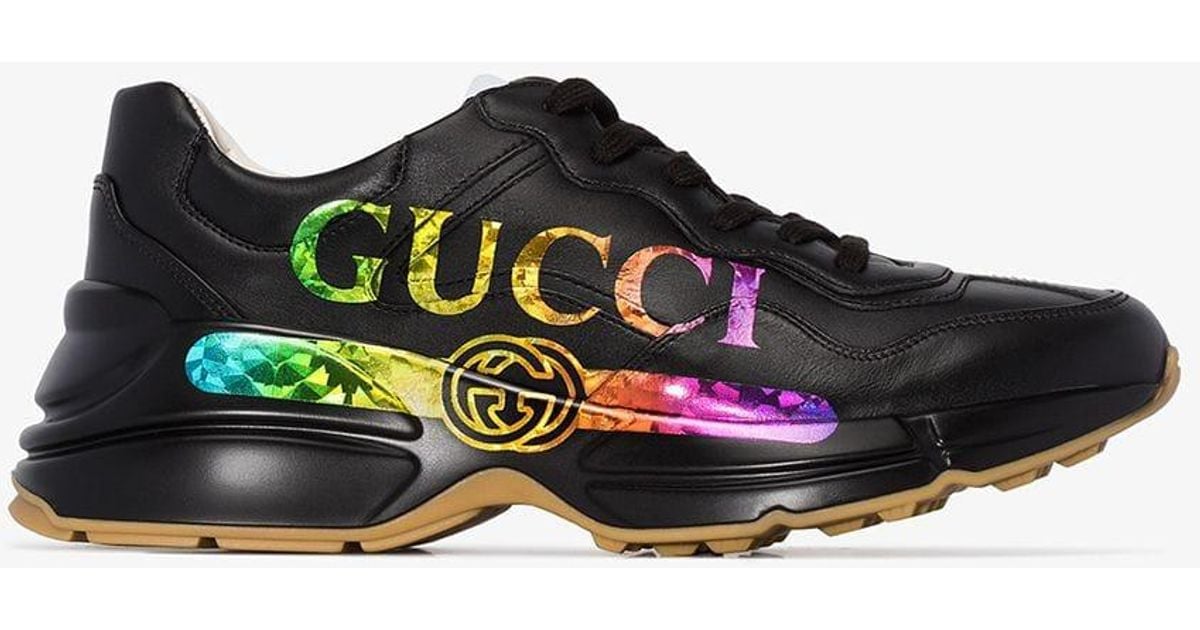 gucci rhyton trainers