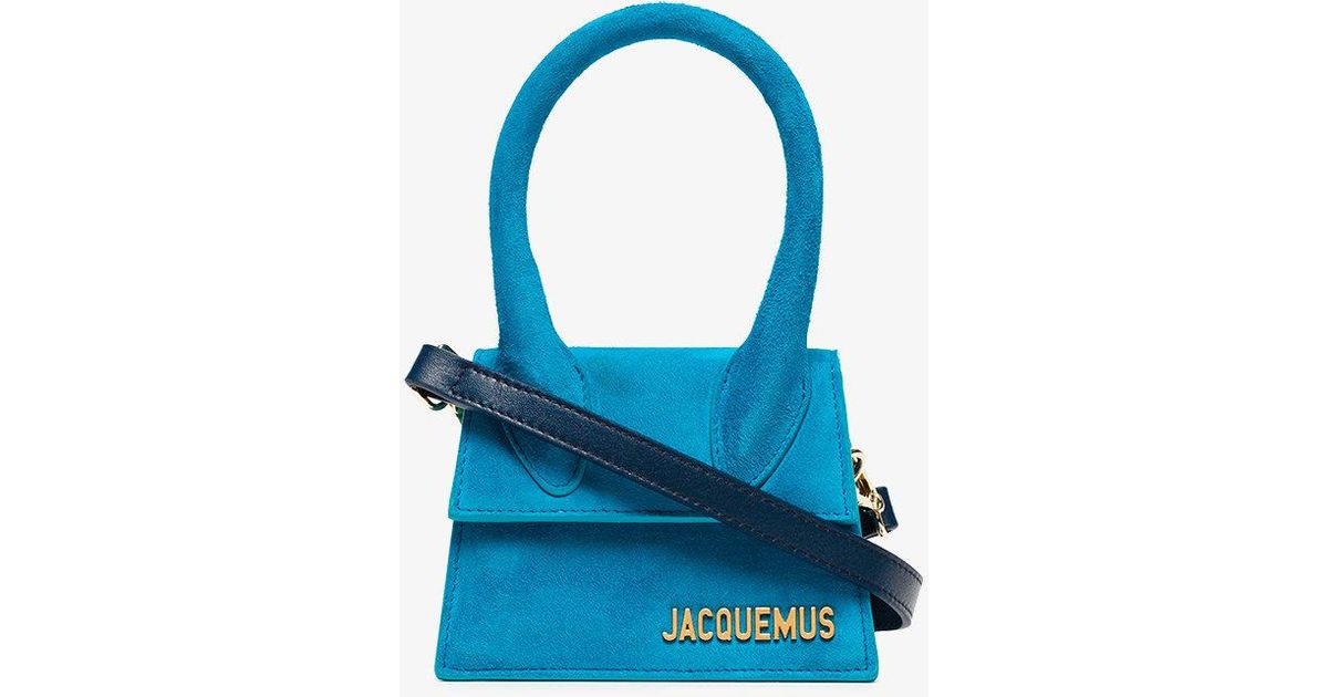 jacquemus blue mini bag