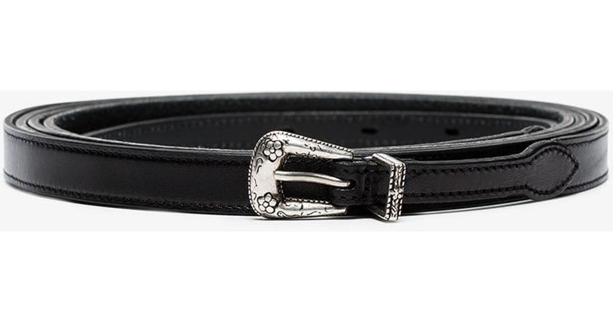 saint laurent skinny belt