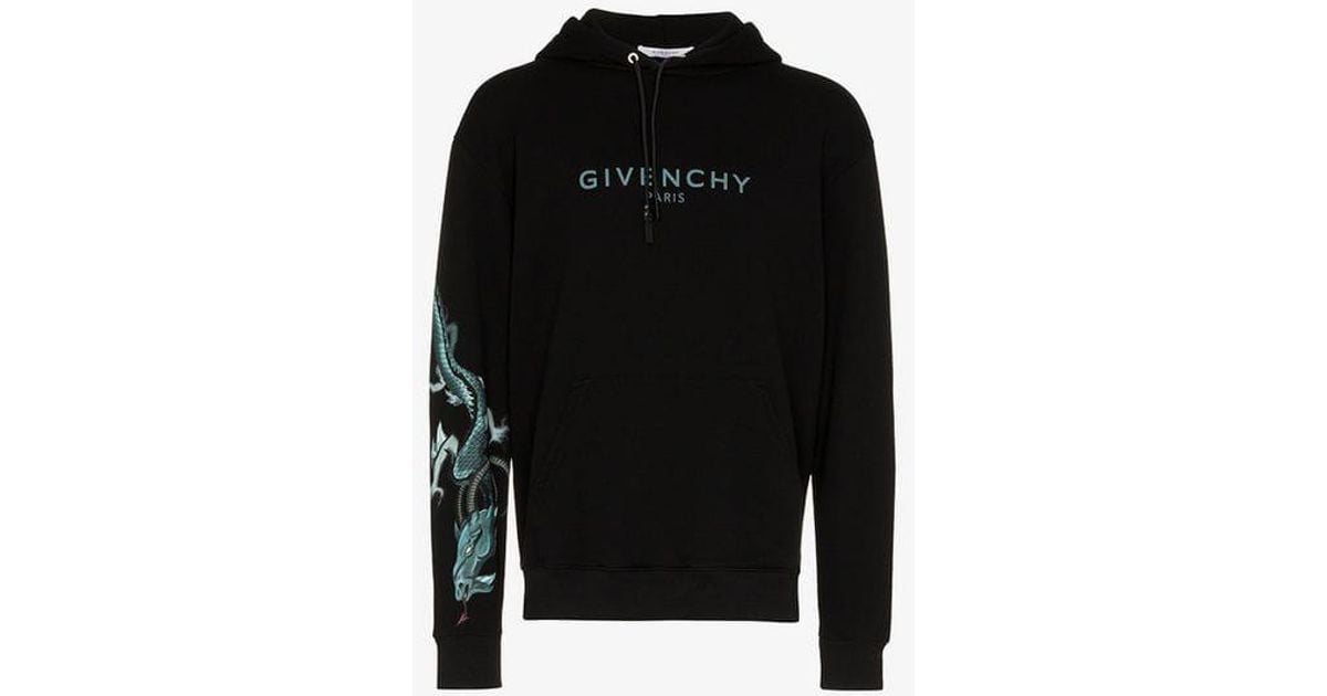 Givenchy Dragon Sleeve Jumper in Black 