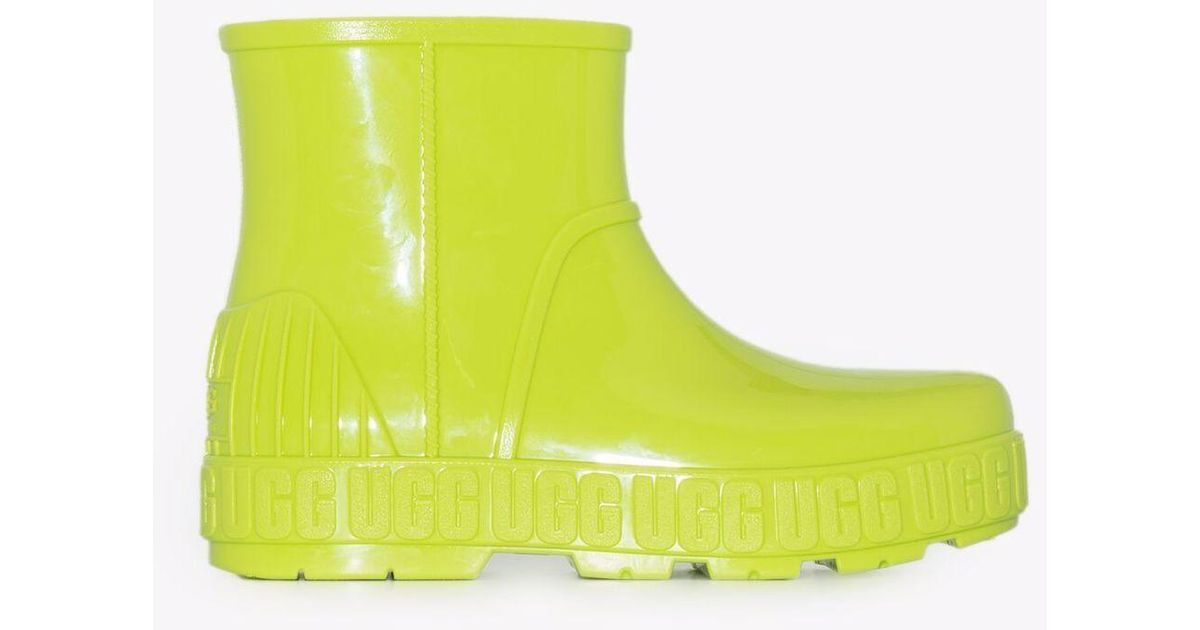 UGG Drizlita Ankle Rubber Rain Boots in Green | Lyst
