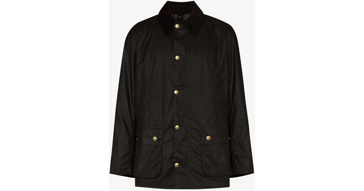 barbour ashby wax jacket green