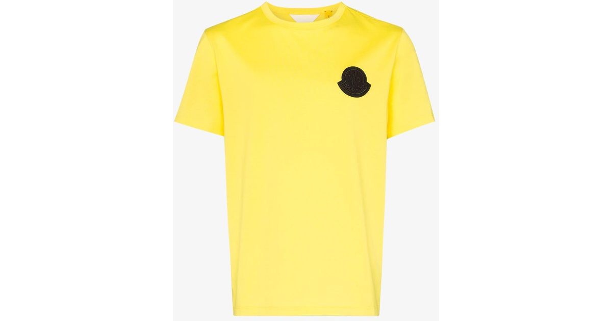 moncler yellow t shirt