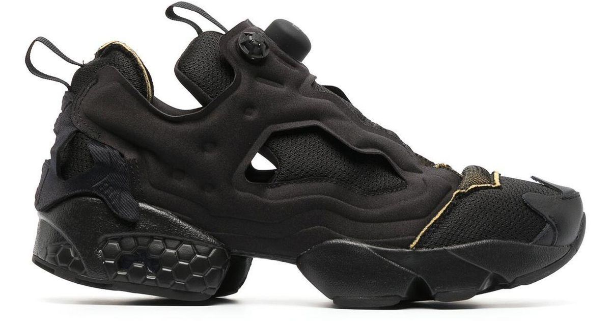 Reebok X Maison Margiela Black Instapump Fury Memory Of Sneakers | Lyst