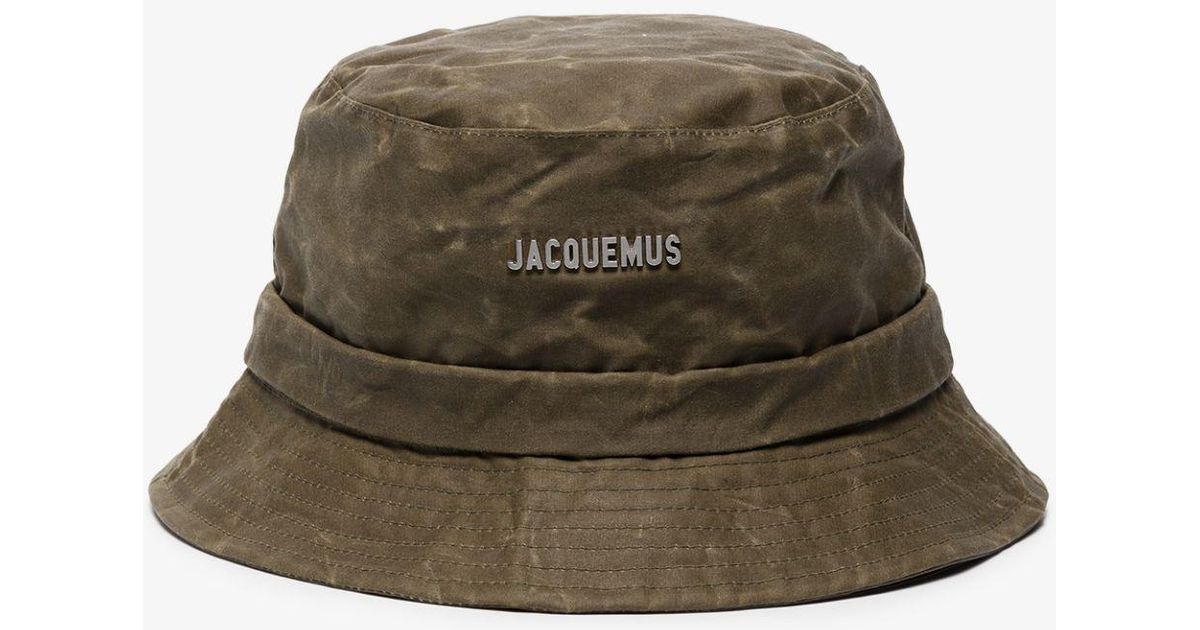 Jacquemus Cotton Le Bob Gadjo Bucket Hat in Green Lyst