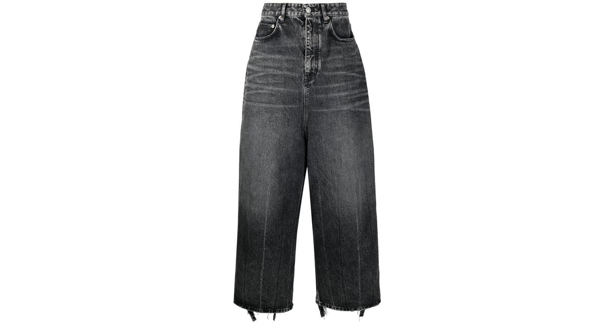 Balenciaga Low Crotch Jeans in Gray | Lyst Balenciaga Low Crotch Jeans in Gray | Lyst