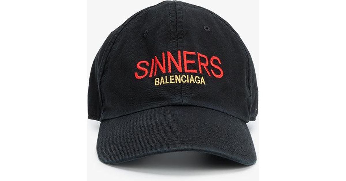 balenciaga cap sinners