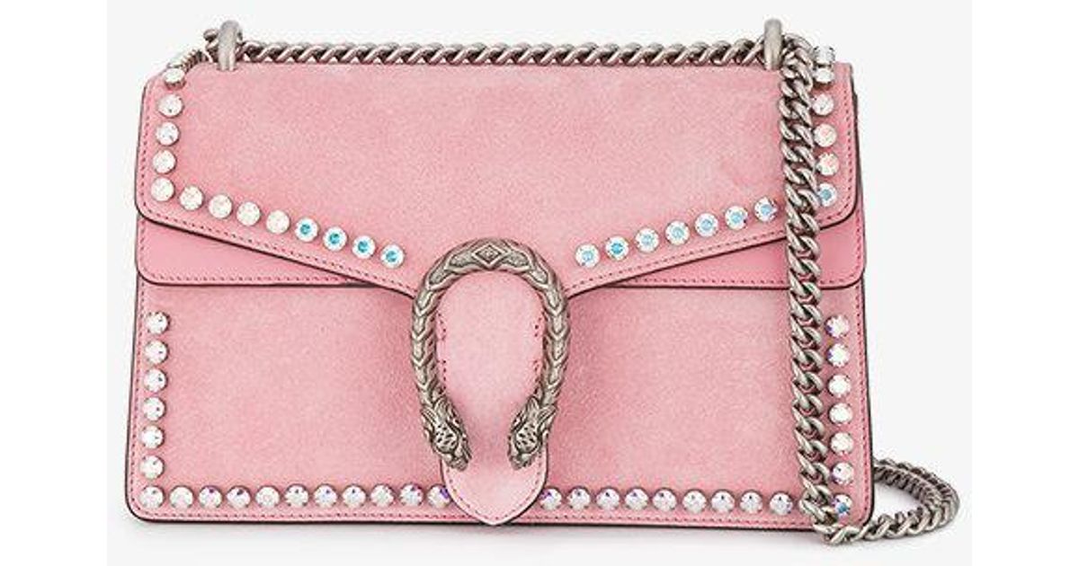 gucci pink suede bag