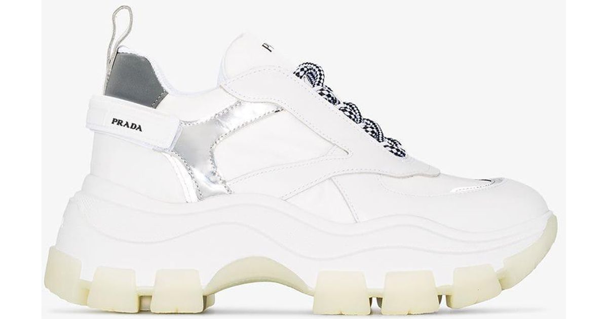 chunky prada sneakers
